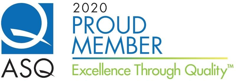 ASQ 2020 Proud Member — Excellence Through Quality