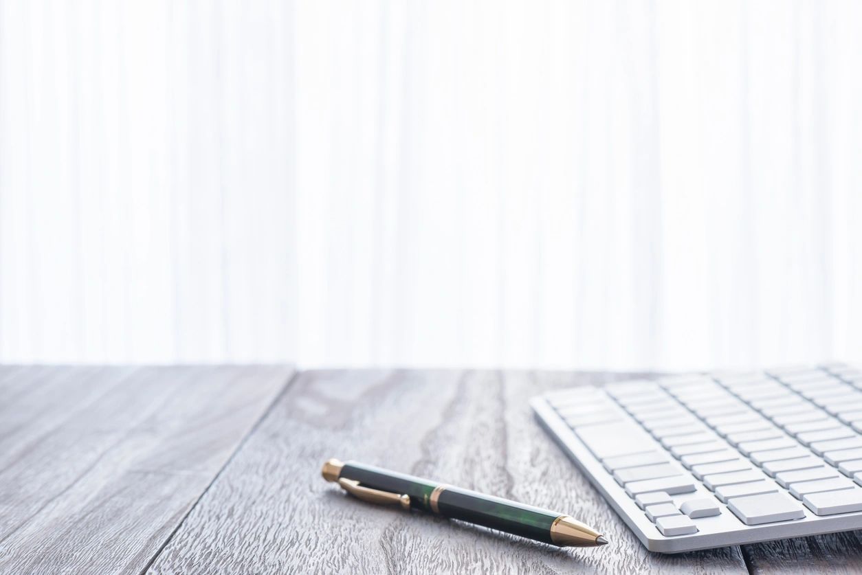 Office workspace keyboard pen